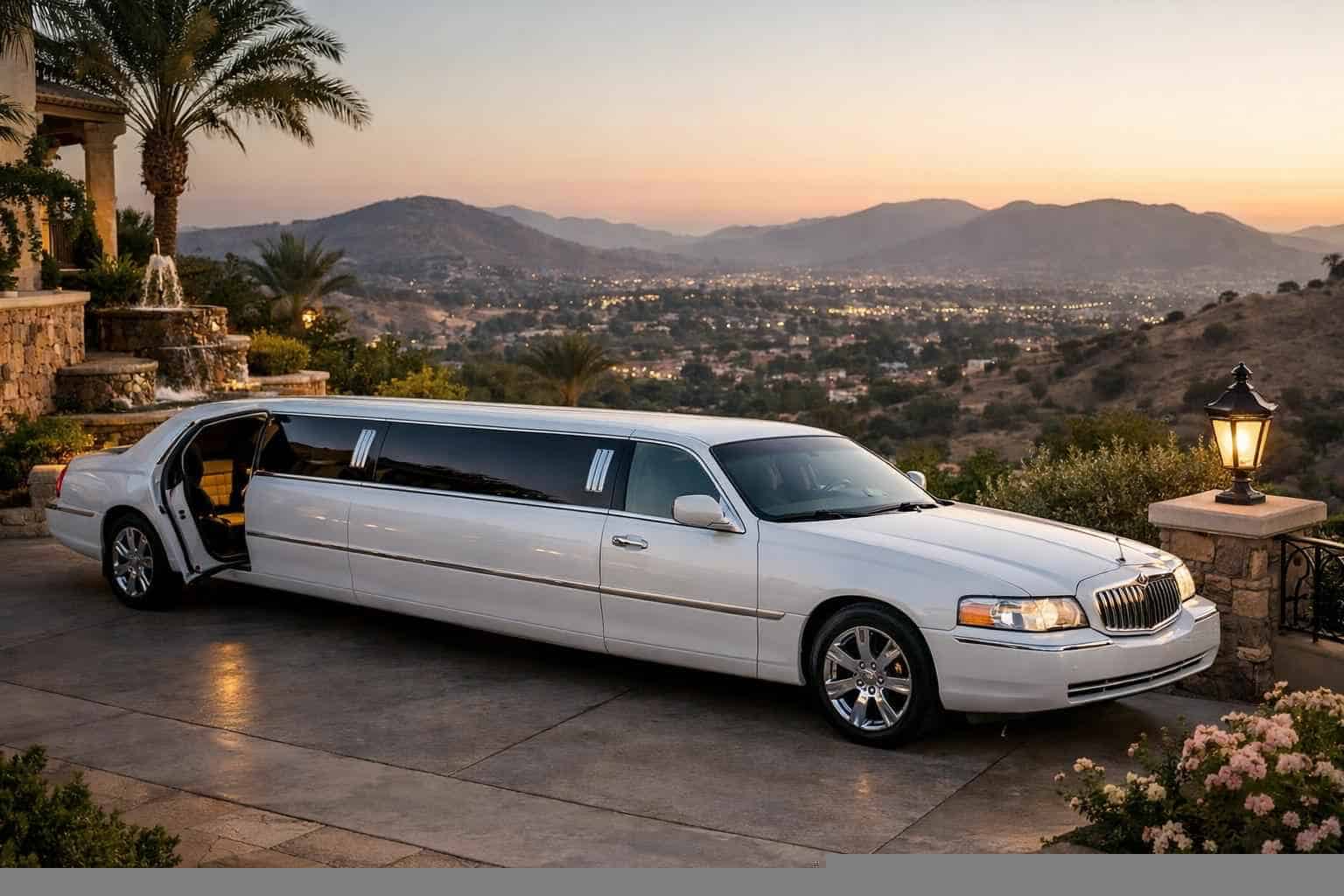 White Limo Rental Near Me Escondido CA