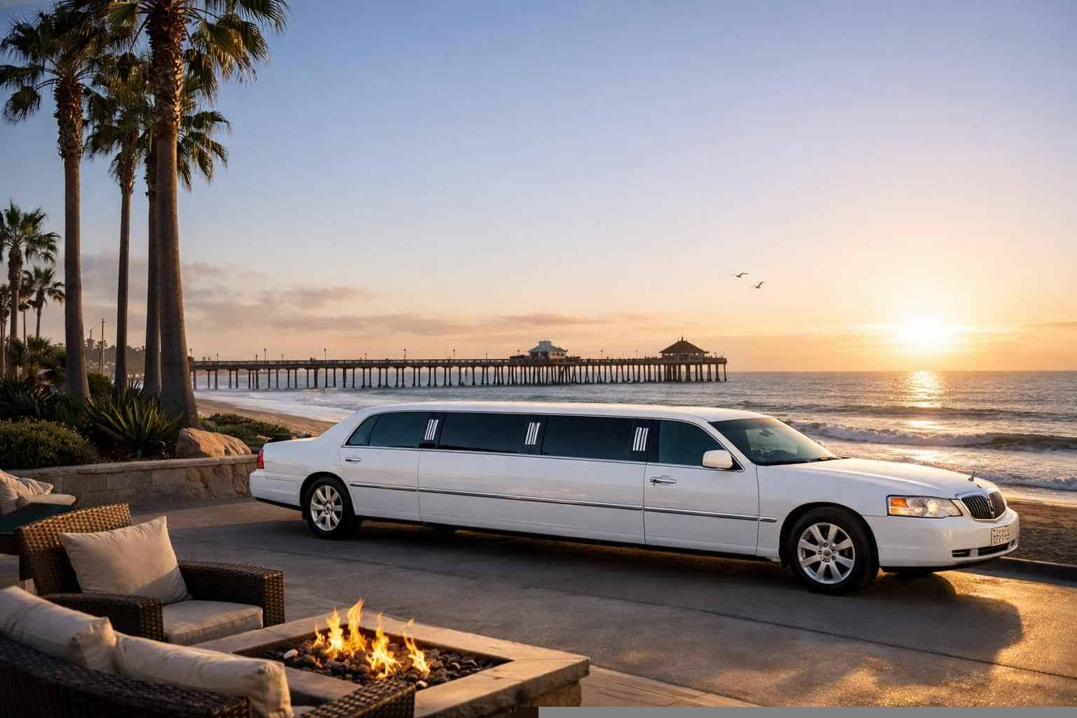 White Limo Rental Near Me Imperial Beach CA