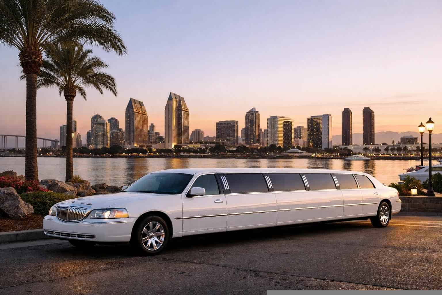 White Limo Rental Near Me National City CA