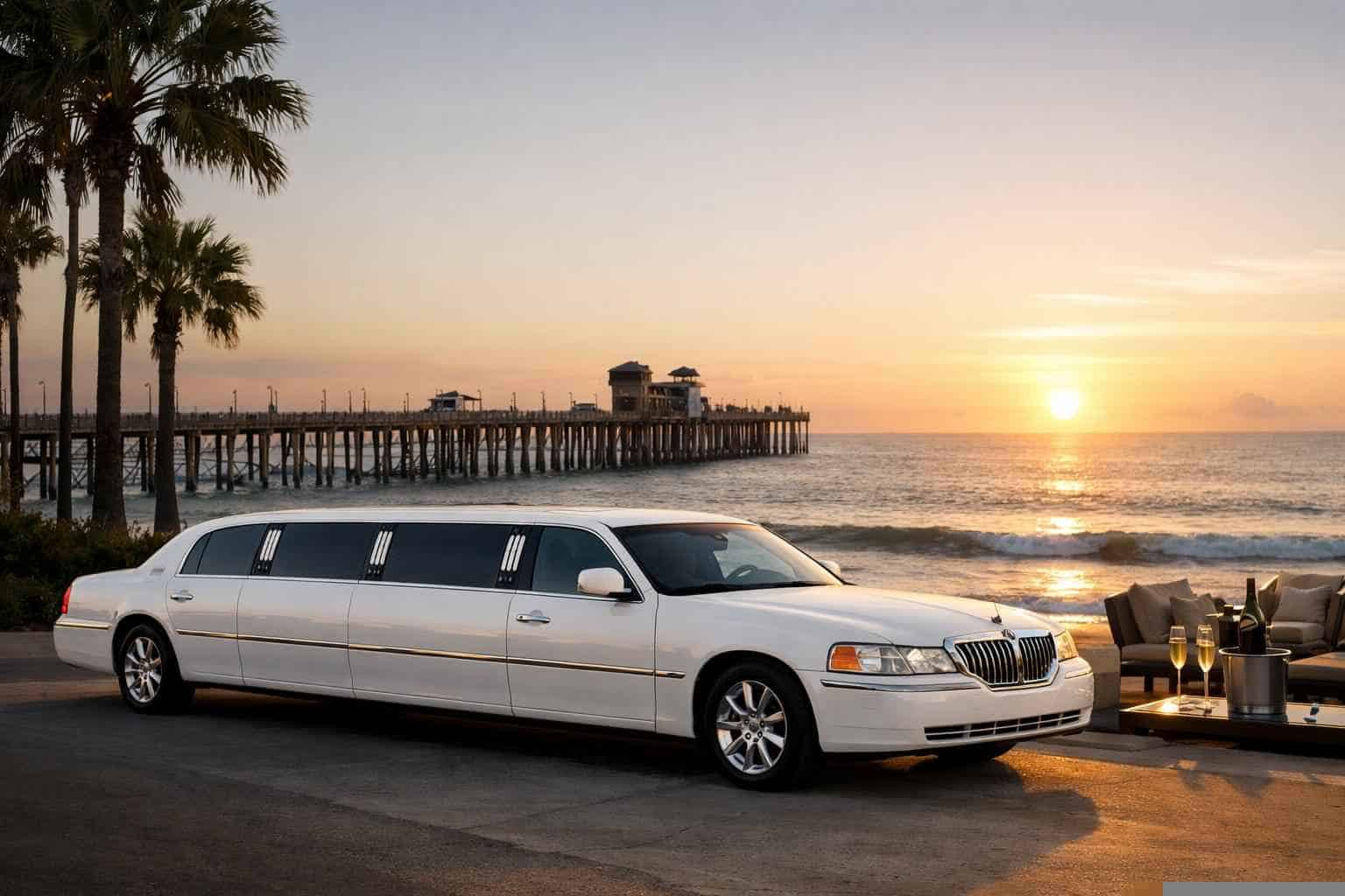 White Limo Rental Oceanside CA