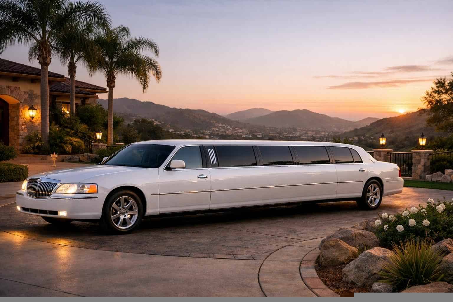 White Limo Rental Poway CA