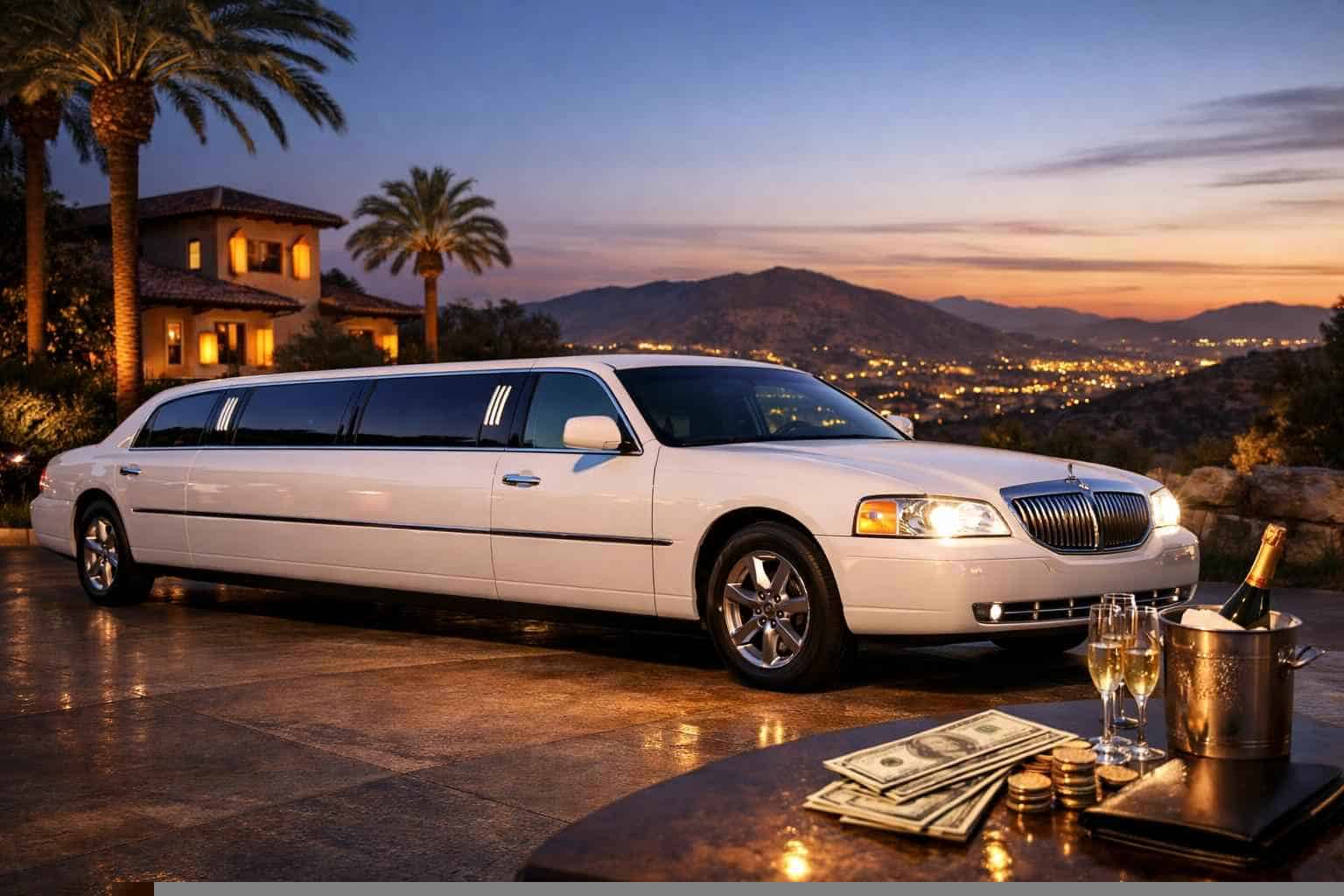 White Limo Rental Prices in El Cajon CA