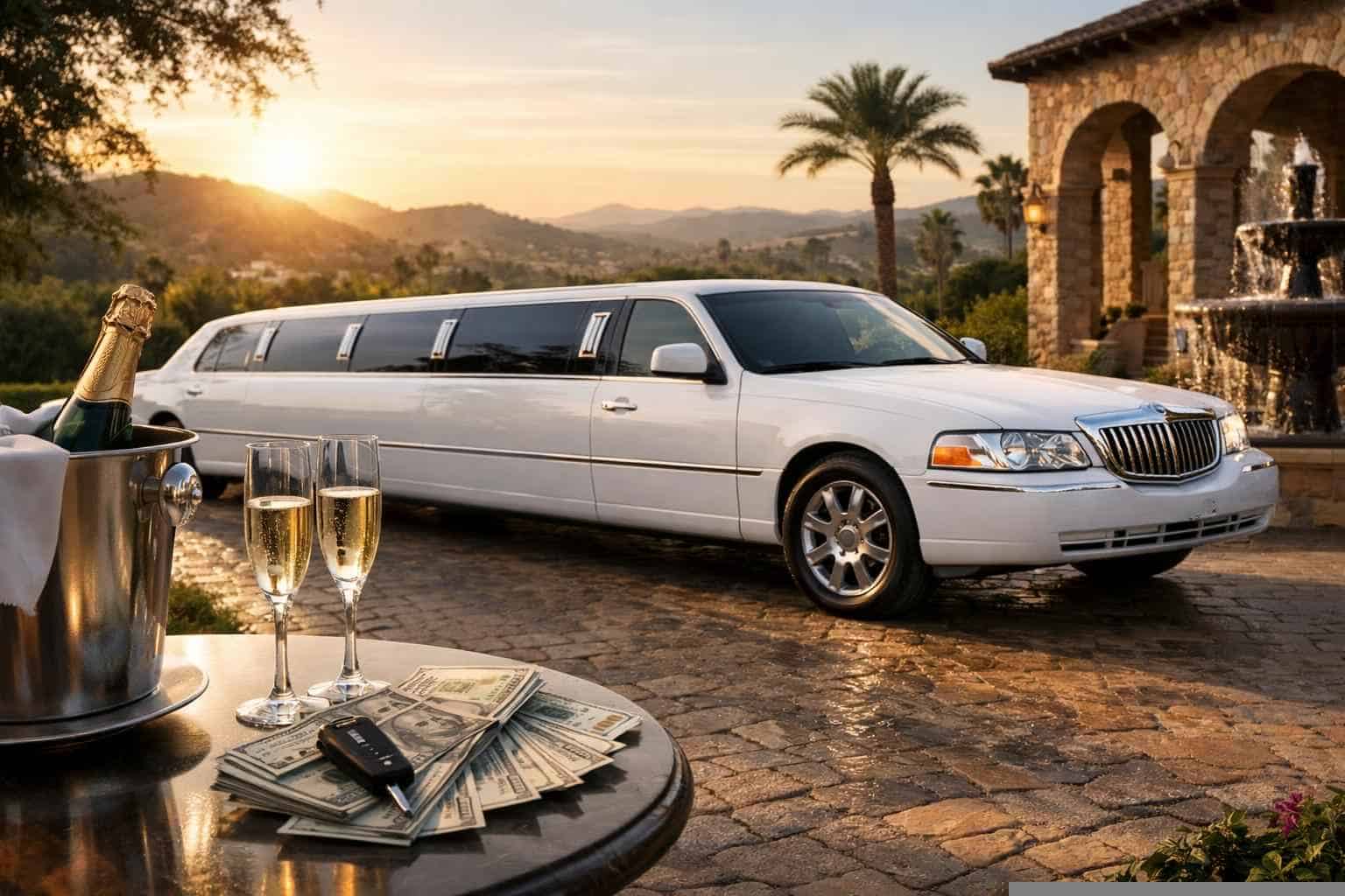 White Limo Rental Prices in Escondido CA