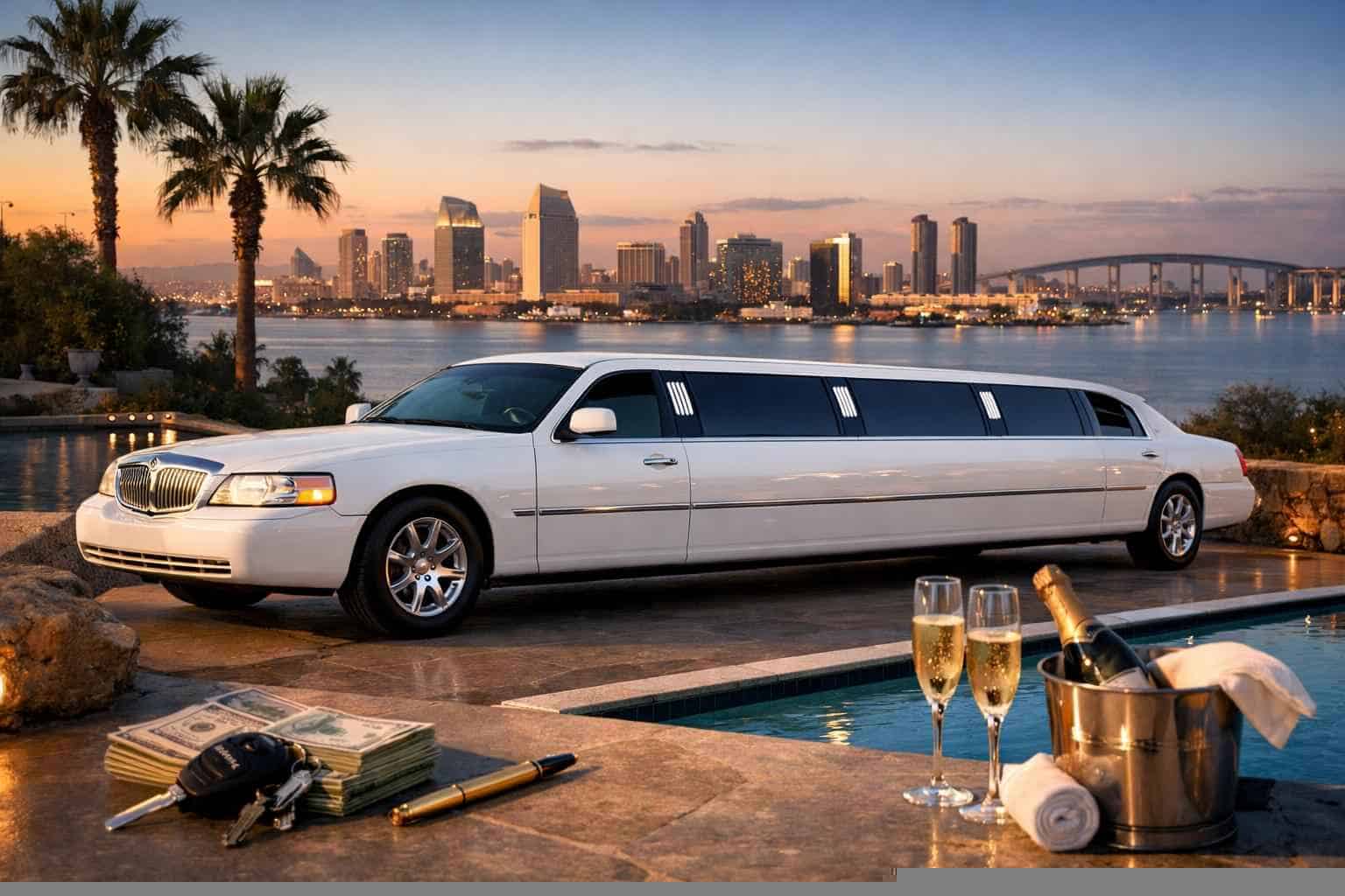 White Limo Rental Prices in San Diego CA