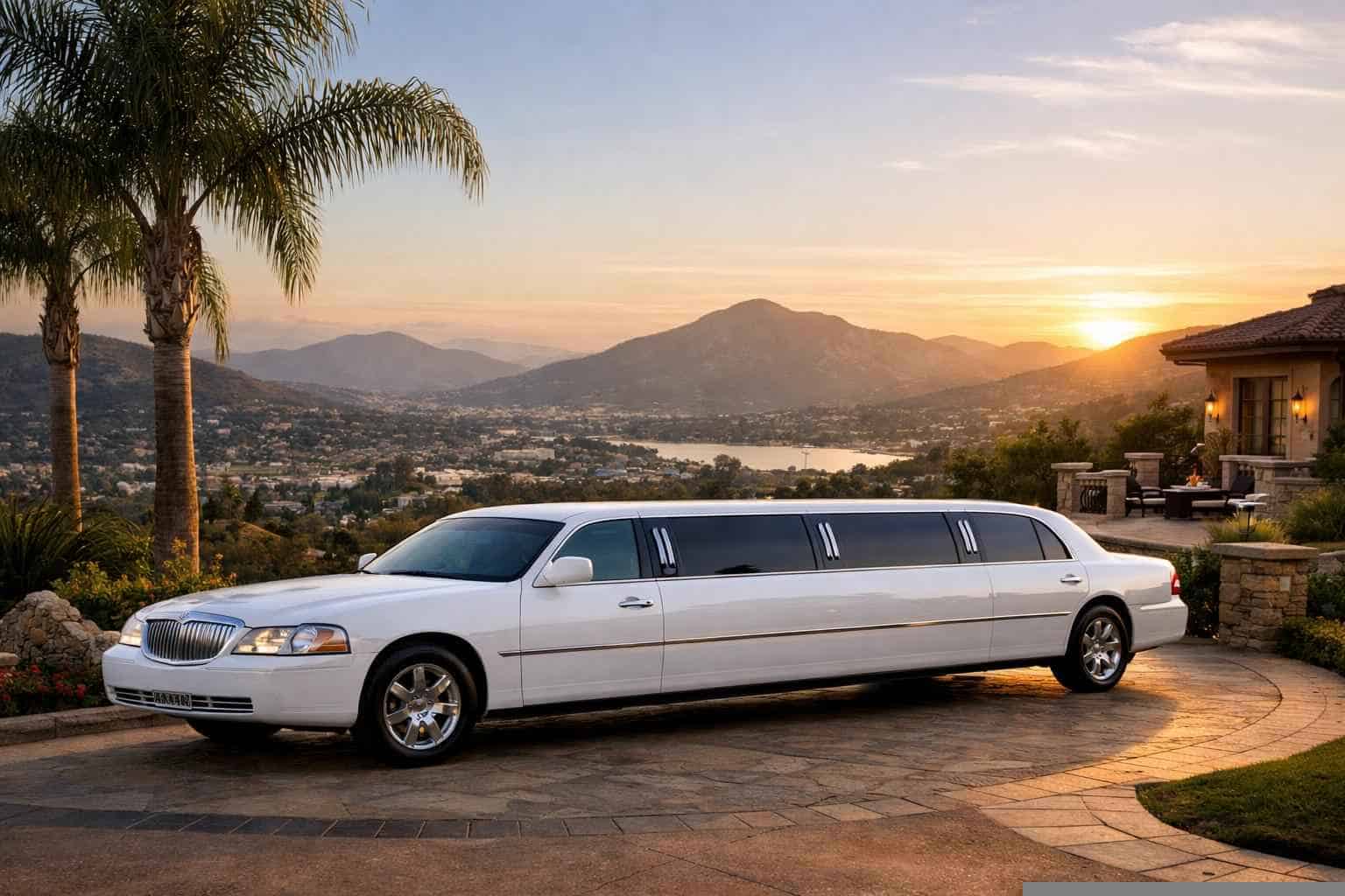 White Limo Rental Santee CA