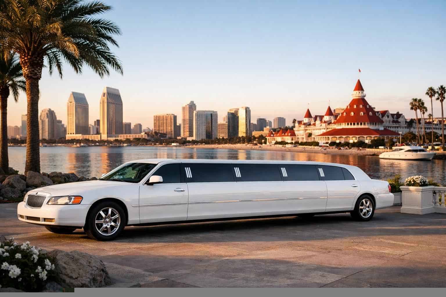 White Limo Rental Services in Coronado