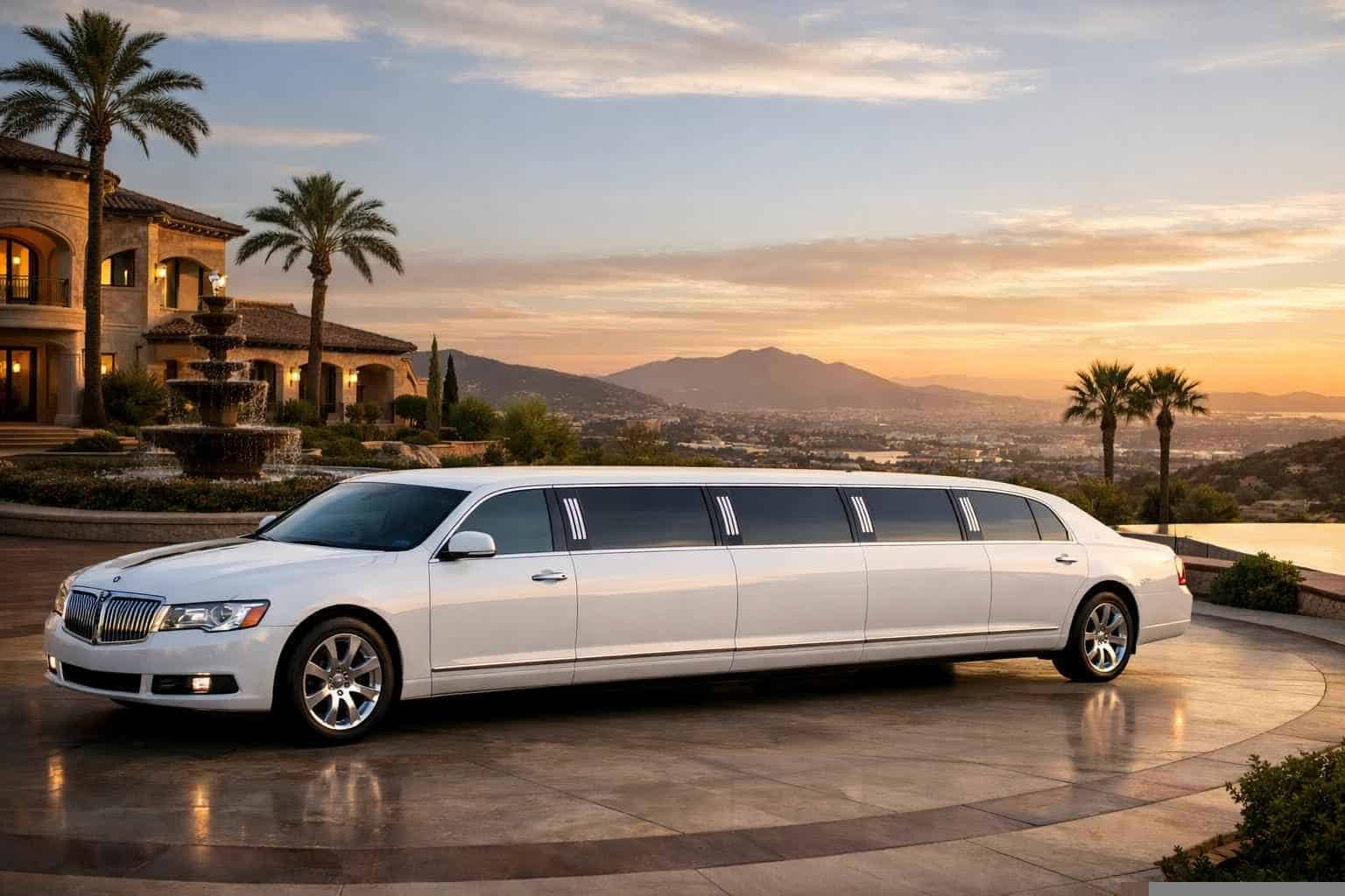 White Limo Rental Services in La Mesa