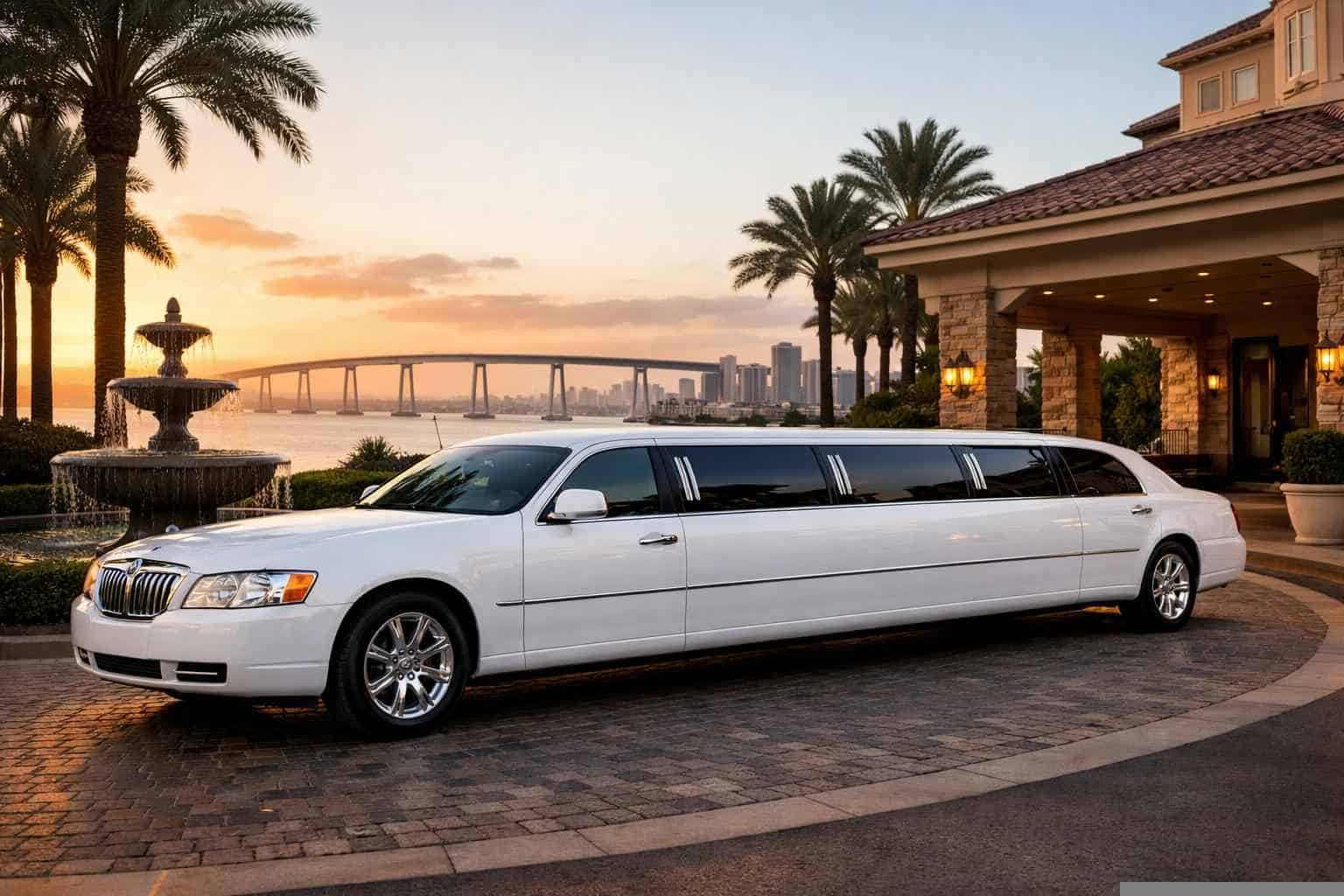 White Limo Rental Services in National City
