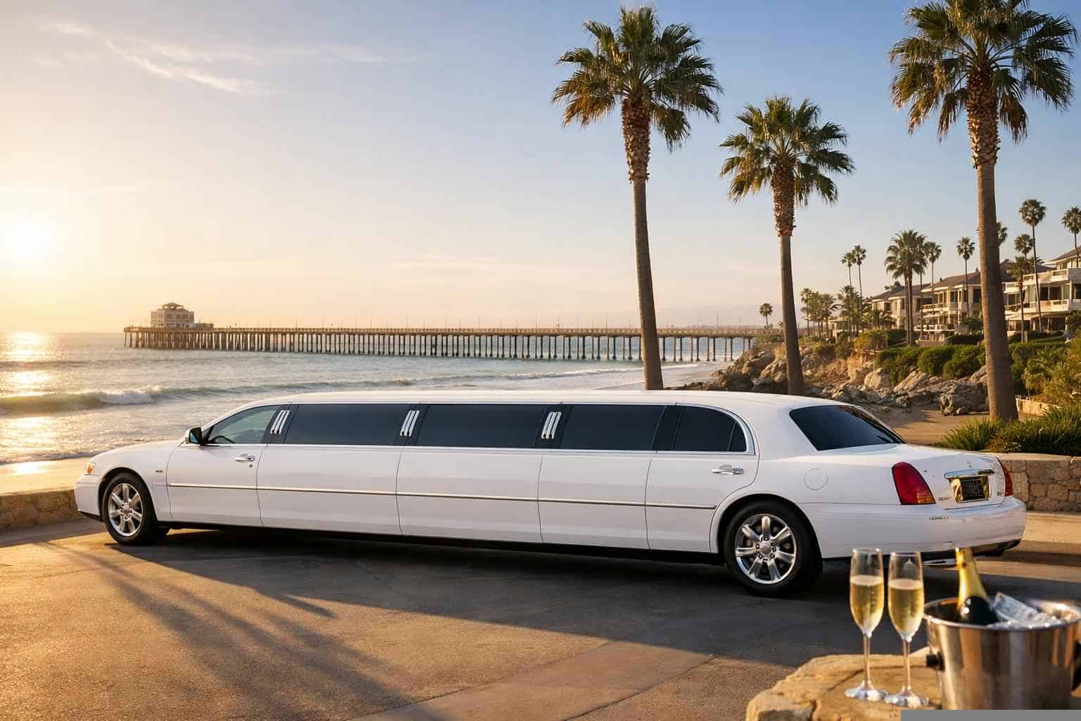 White Limo Rental Services in Oceanside