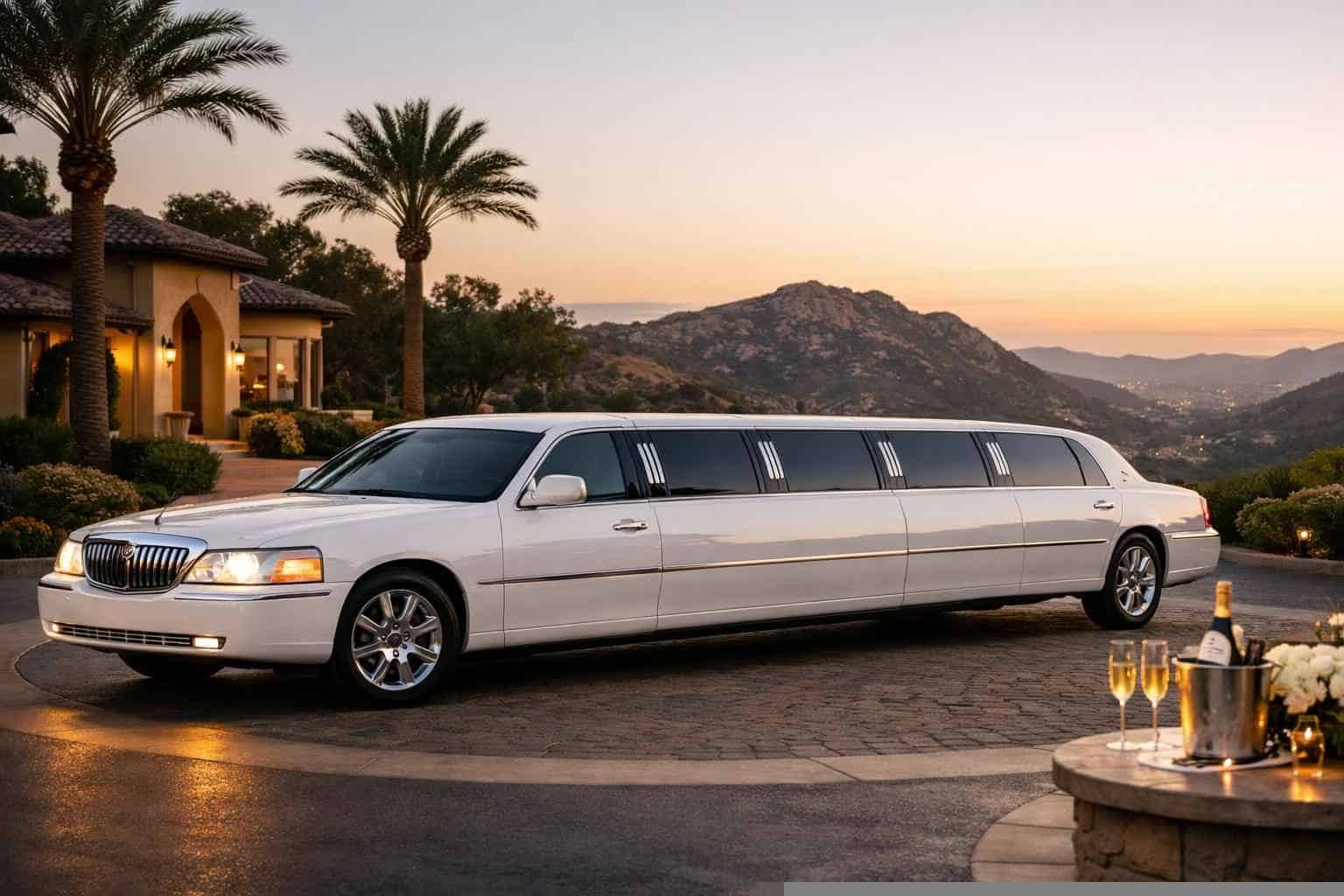 White Limo Rental Services in Poway