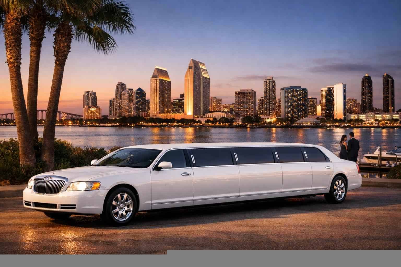 White Limo Rental Services in San Diego