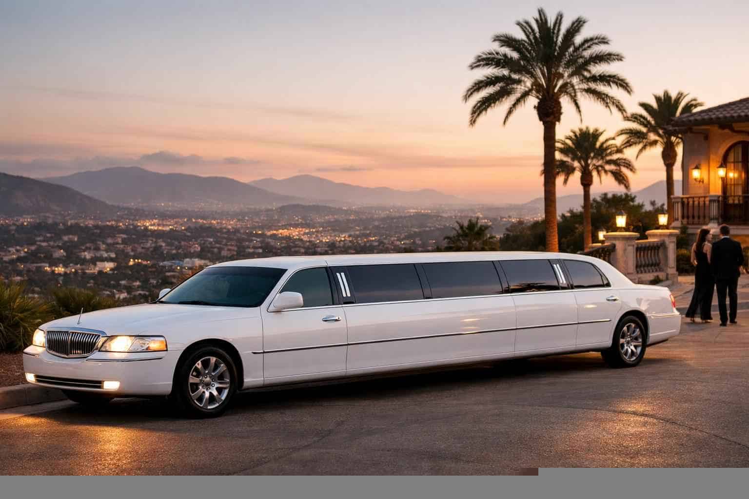 White Limo Rental Services in Vista
