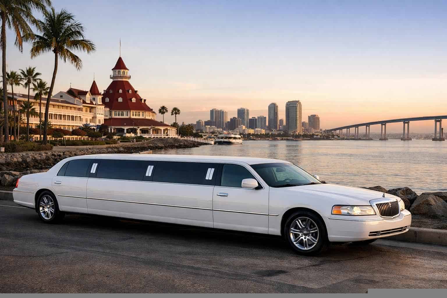 White Limo Service Coronado CA