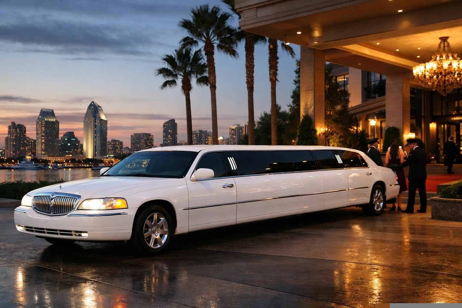 White Limo Service National City CA