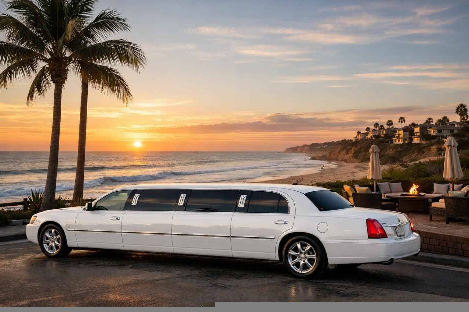 White Limo Service Solana Beach CA