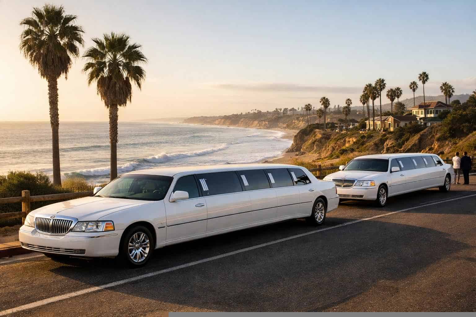 White Limousines in Encinitas California