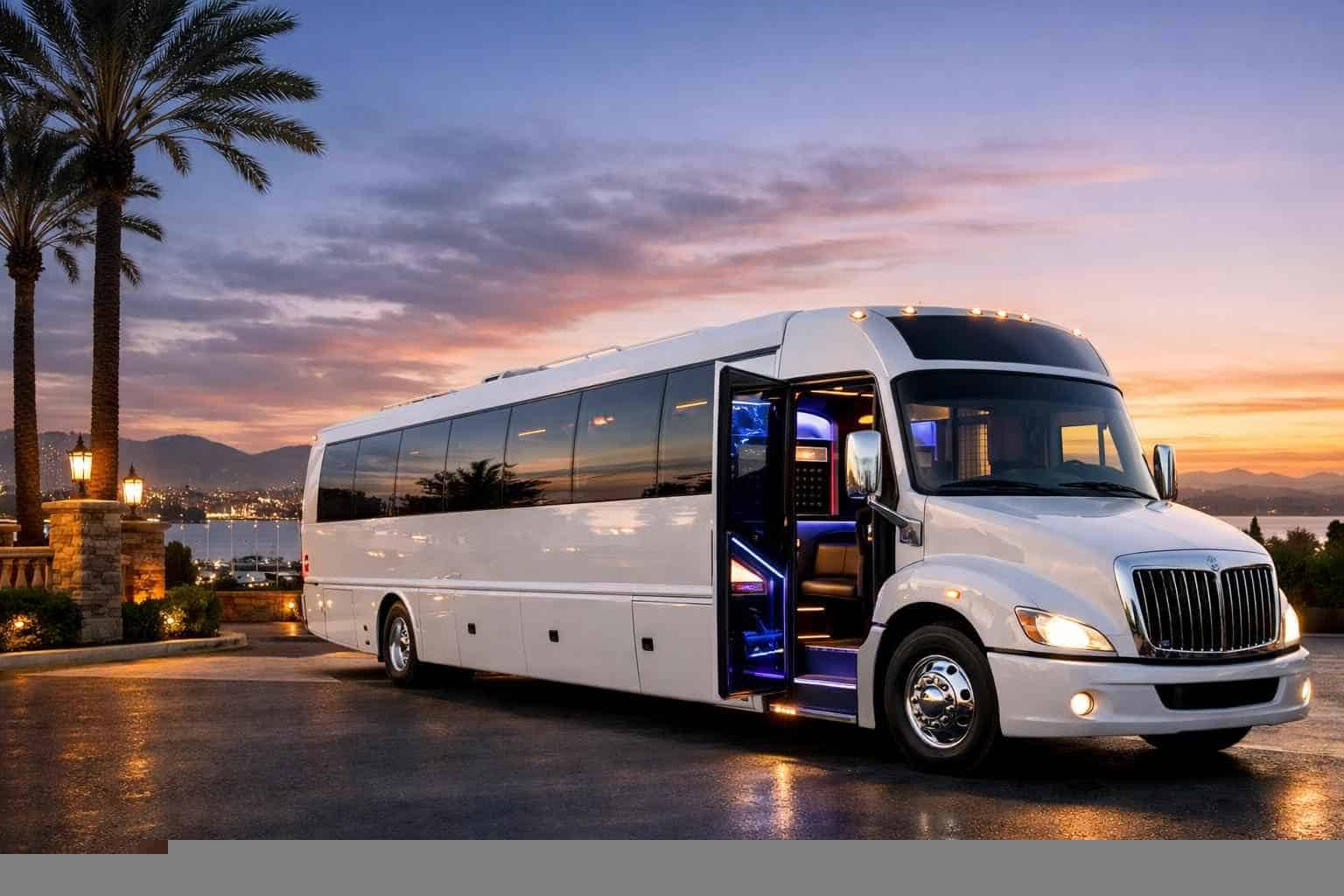 White Party Bus Rental Services In Chula Vista