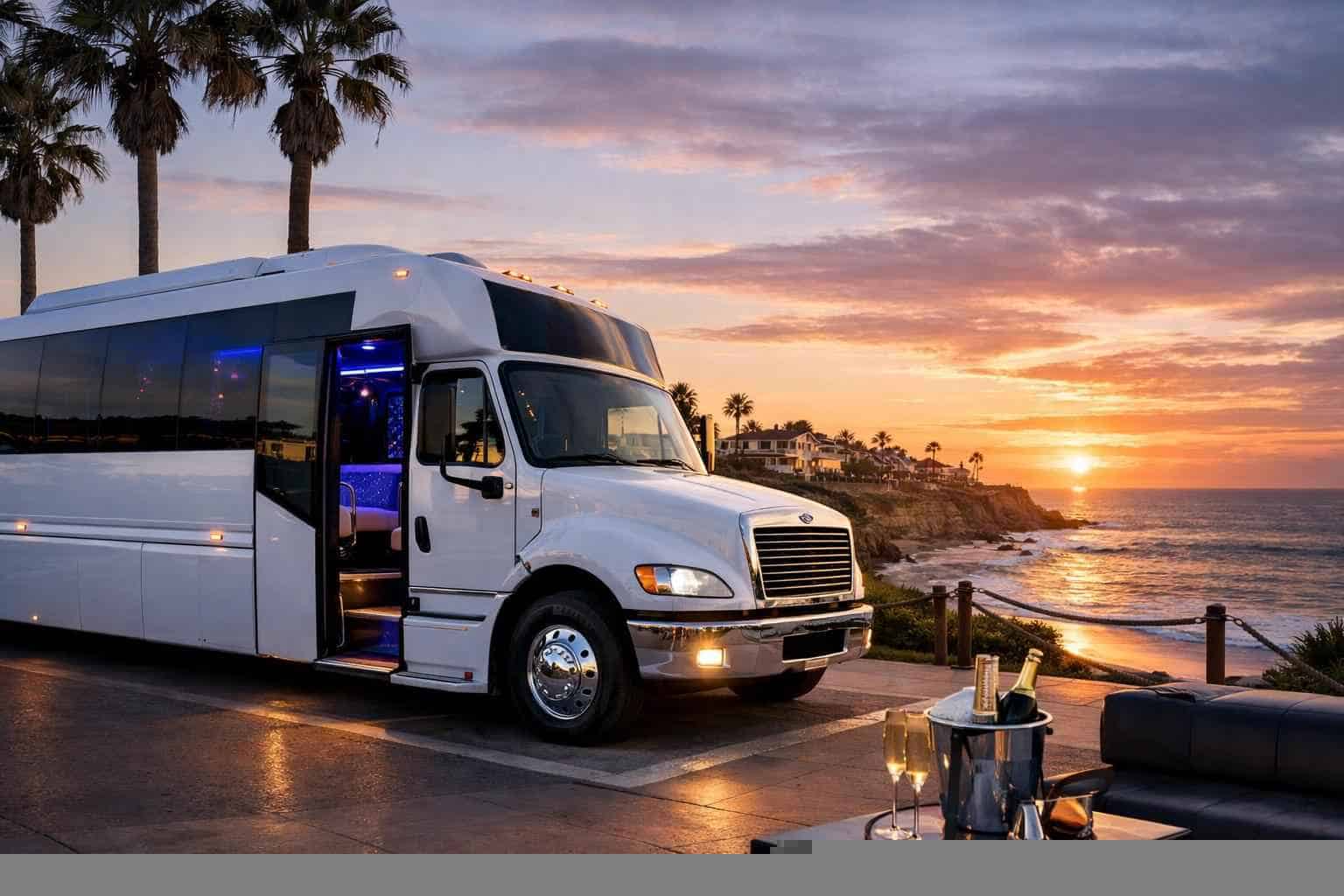 White Party Bus Service Carlsbad CA