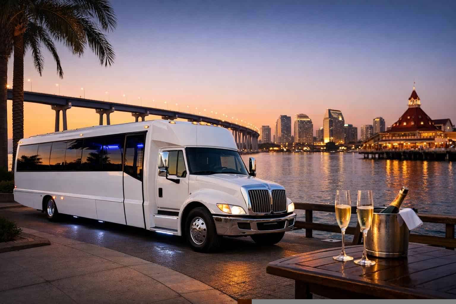 White Party Bus Service Coronado CA