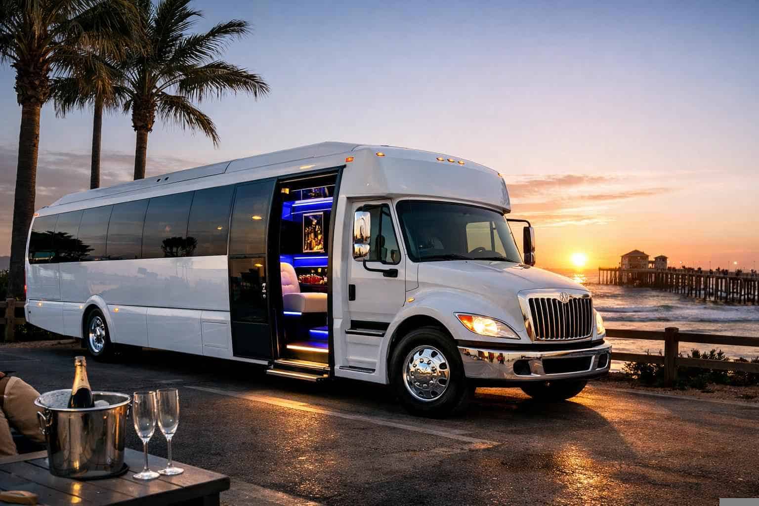 White Party Bus Service Oceanside CA