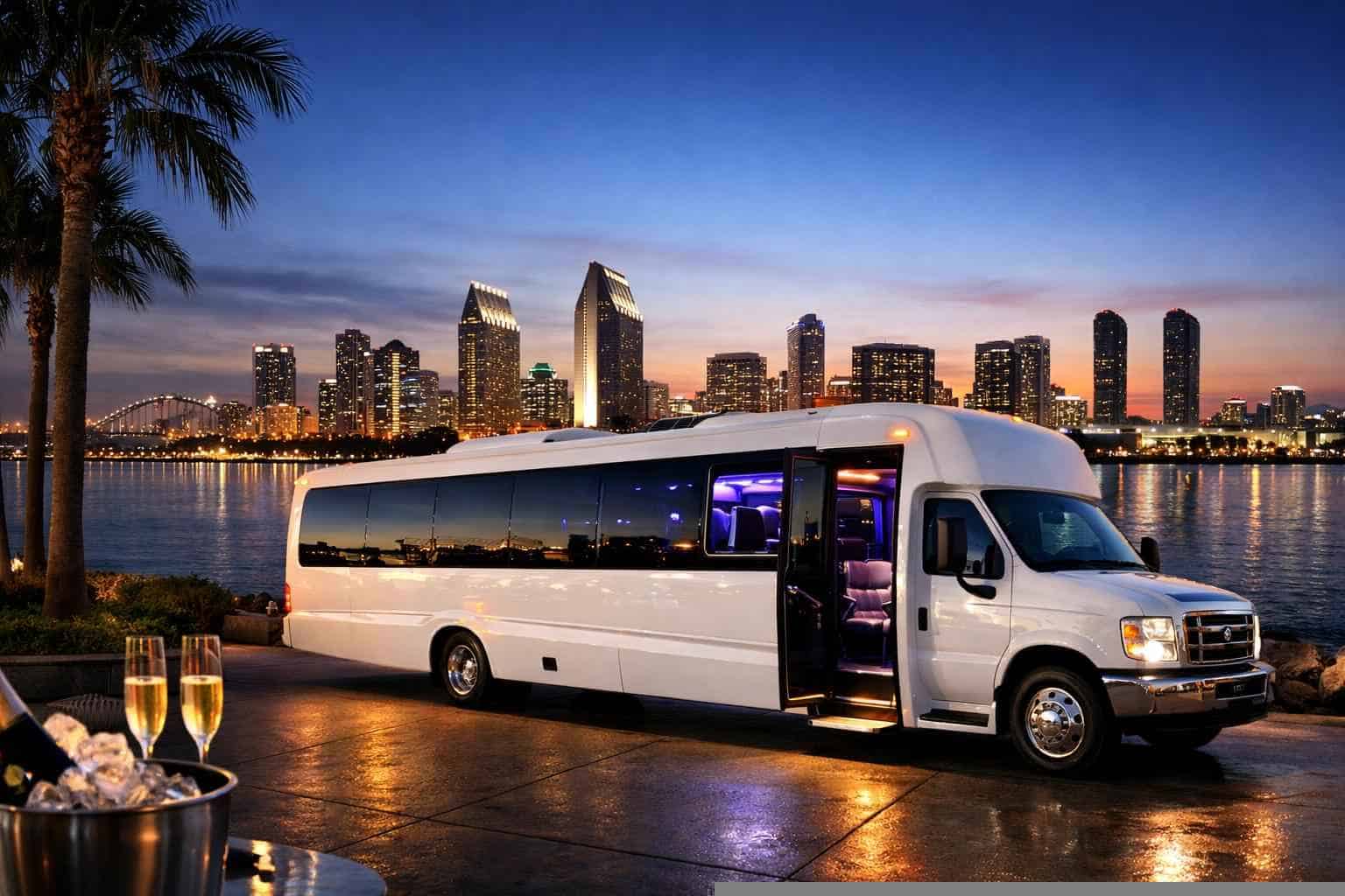 White Party Bus Service San Diego CA