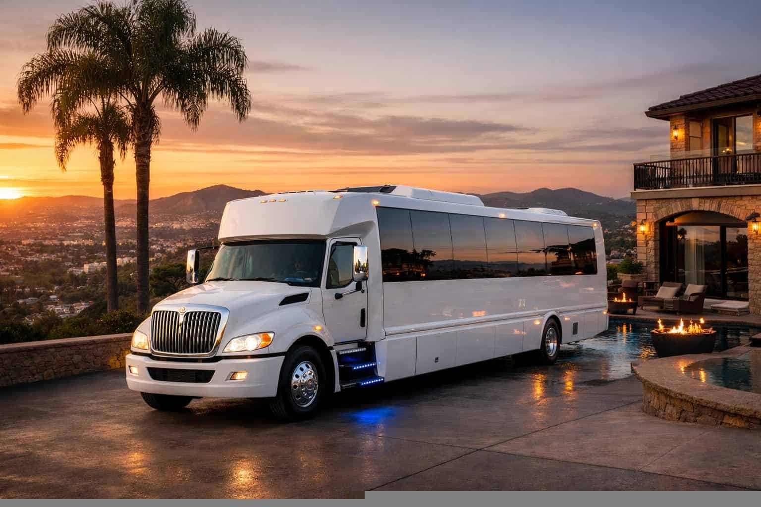 White Party Buses in El Cajon California
