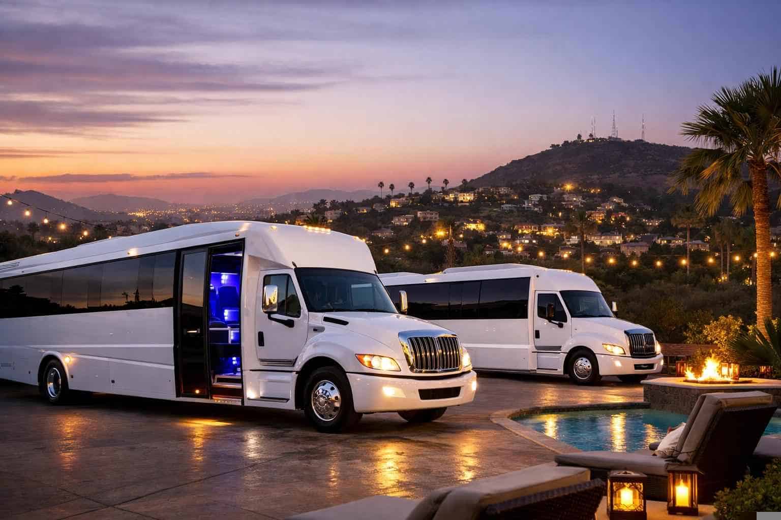 White Party Buses In La Mesa California