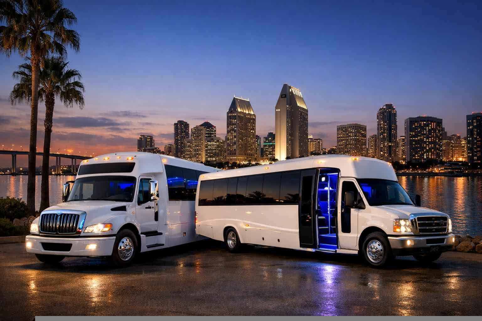 White Party Buses in National City California