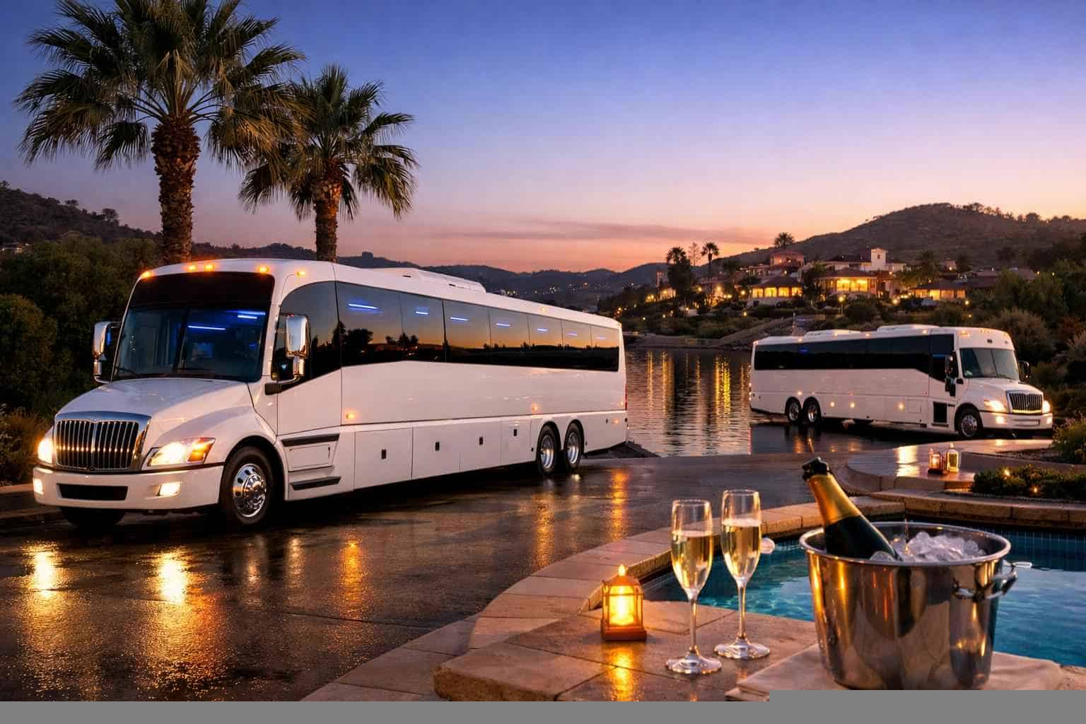 White Party Buses in San Marcos California